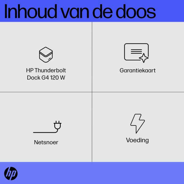 HP Thunderbolt Dock 120 watt G4 (4J0A2AA#ABB)