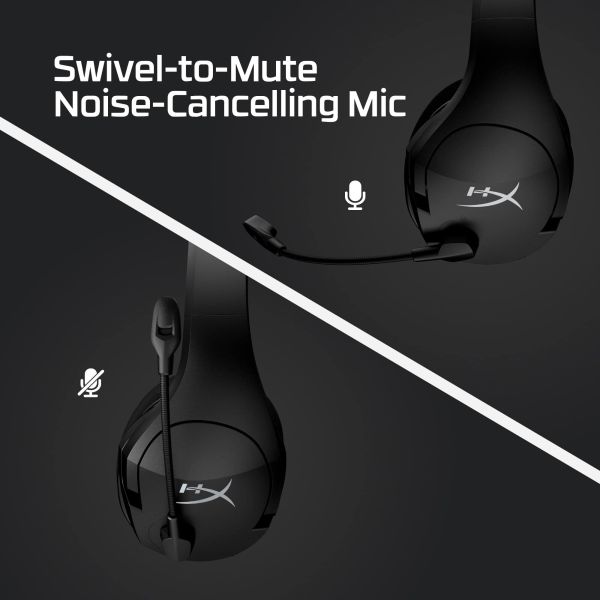 HyperX Cloud Stinger Core - draadloze gamingheadset + 7.1 (zwart) (4P4F0AA)