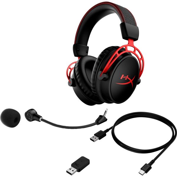 HyperX Cloud Alpha - Wireless Gaming Headset (zwart-rood) (4P5D4AA)