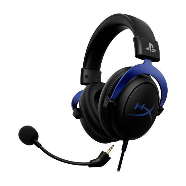 HP HyperX Cloud Headset Bedraad Hoofdband Gamen Zwart, Blauw (4P5H9AM#ABB)