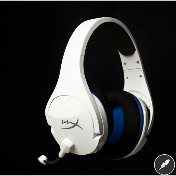 HyperX Cloud Stinger Core - draadloze gamingheadset (wit-blauw) - PS5-PS4 (4P5J1AA)