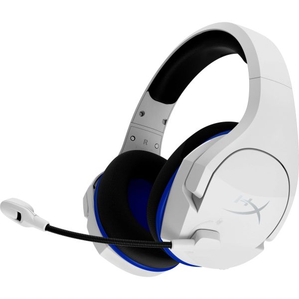 HyperX Cloud Stinger Core - draadloze gamingheadset (wit-blauw) - PS5-PS4 (4P5J1AA)