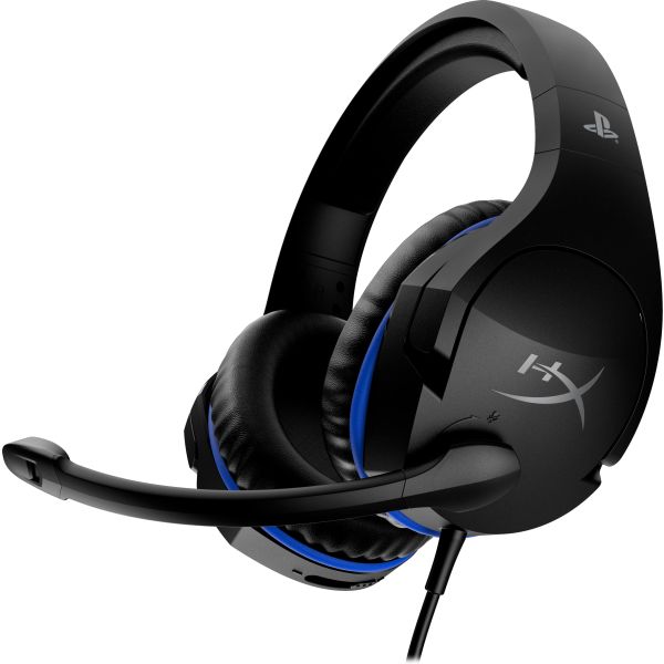HyperX Cloud Stinger - Gaming-headset - PS5-PS4 (zwart-blauw) (4P5K0AM#ABB)