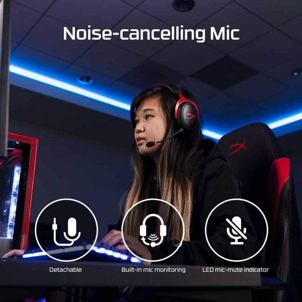 HyperX Cloud II Wireless - gamingheadset (zwart-rood) (4P5K4AA)