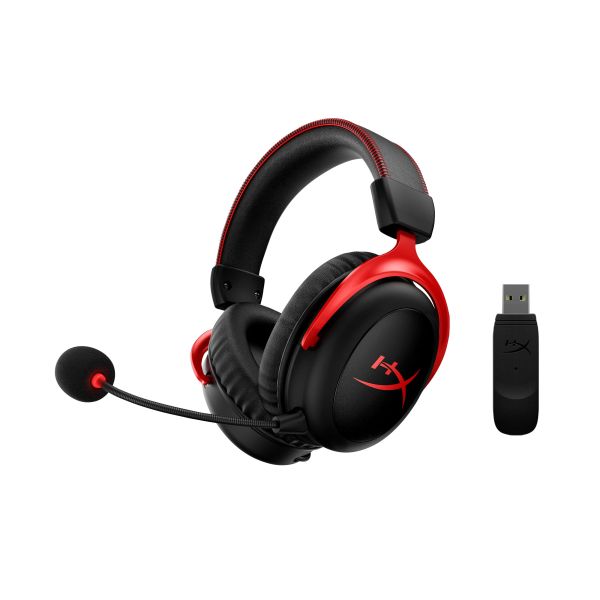 HyperX Cloud II Wireless - gamingheadset (zwart-rood) (4P5K4AA) HyperX Cloud II Wireless - gamingheadset (zwart-rood) (4P5K4AA)