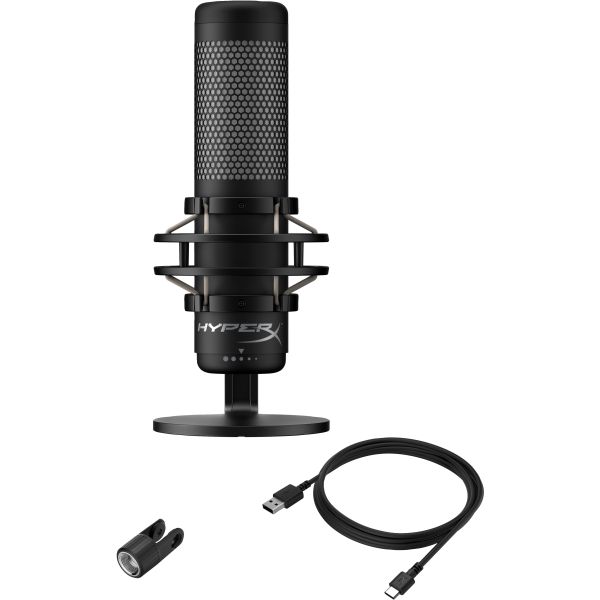 HyperX QuadCast S - USB-microfoon (zwart-grijs) - RGB-verlichting (4P5P7AA) HyperX QuadCast S - USB-microfoon (zwart-grijs) - RGB-verlichting (4P5P7AA)
