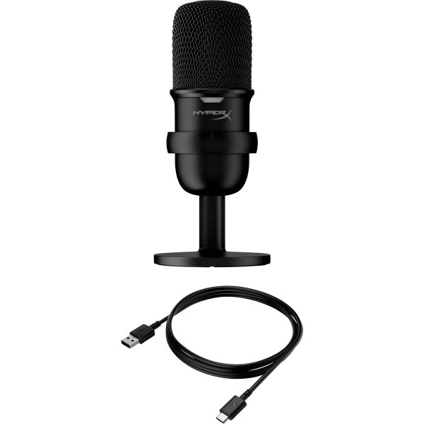 HyperX SoloCast - USB Microphone (Black) Zwart PC-microfoon (4P5P8AA)