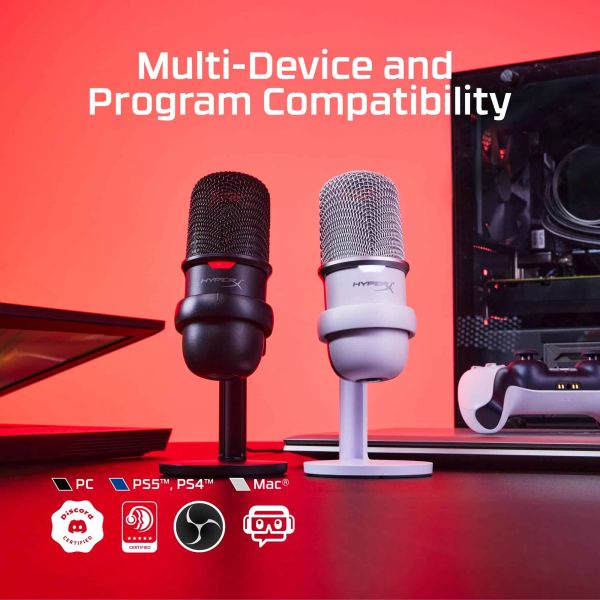 HyperX SoloCast - USB Microphone (Black) Zwart PC-microfoon (4P5P8AA)