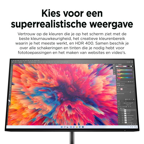 HP Z24q G3 60,5 cm (23.8") 2560 x 1440 Pixels Quad HD Zilver (4Q8N4AA#ABB)