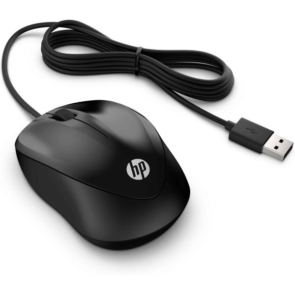 HP muis met kabel 1000 (4QM14AA#ABB)