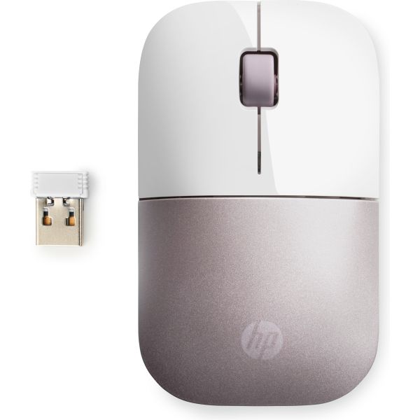 HP draadloze muis Z3700 - wit/roze (4VY82AA#ABB)