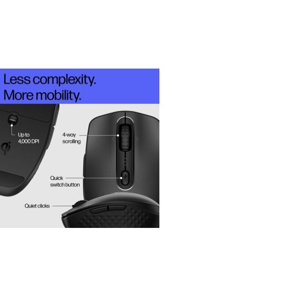HP 695 Rechargeable Wireless Mouse (8F1Y4AA#ABB)