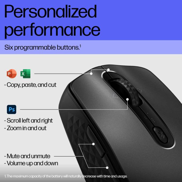 HP 695 Rechargeable Wireless Mouse (8F1Y4AA#ABB)