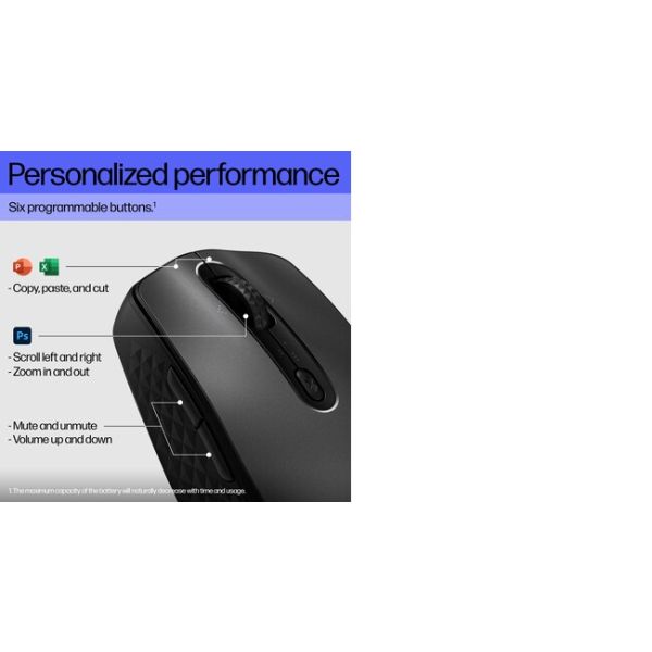 HP 695 Rechargeable Wireless Mouse (8F1Y4AA#ABB)