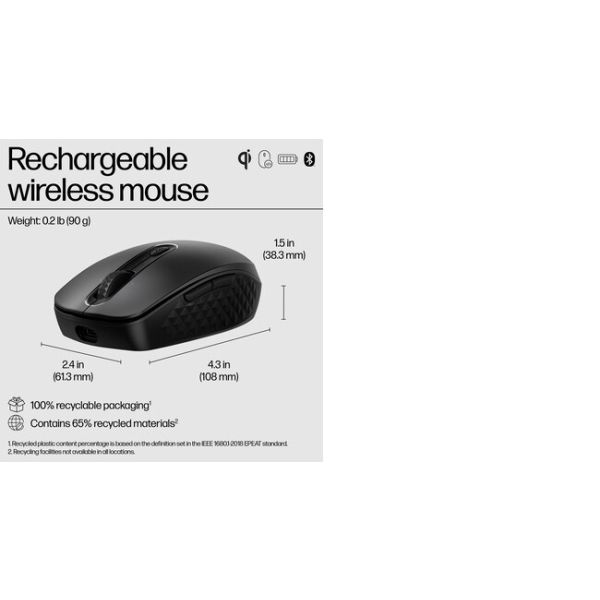 HP 695 Rechargeable Wireless Mouse (8F1Y4AA#ABB)