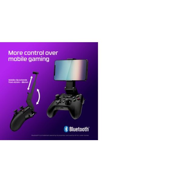 HyperX Clutch - Wireless Gaming Controller (Black) - Mobile, PC (516L8AA)