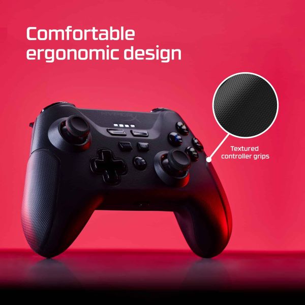 HyperX Clutch - Wireless Gaming Controller (Black) - Mobile, PC (516L8AA)
