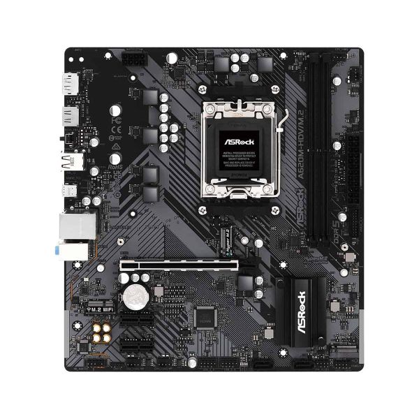 Asrock A620M-HDV/M.2 AMD A620 Socket AM5 micro ATX (90-MXBLL0-A0UAYZ)