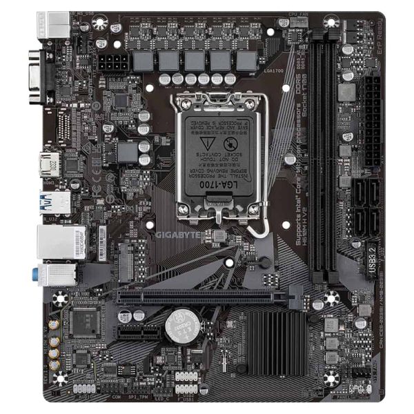 Gigabyte H610M H V2 moederbord Intel H610 Express LGA 1700 micro ATX (H610M H V2)