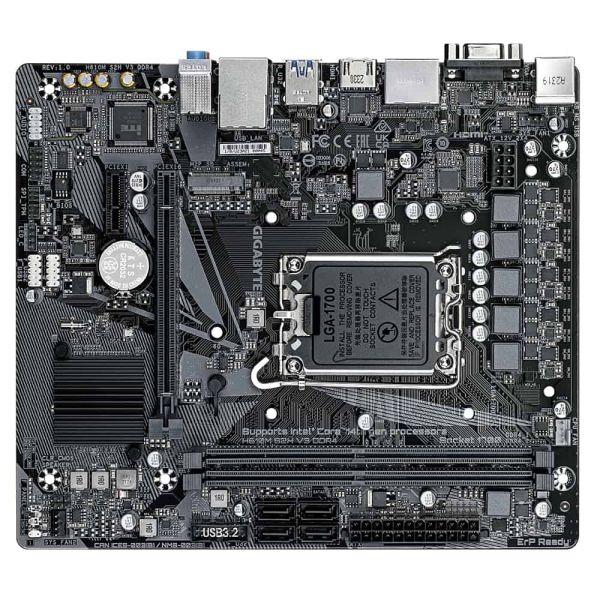 Gigabyte H610M S2H V3 DDR4 moederbord Intel H610 Express LGA 1700 micro ATX (H610M S2H V3 DDR4)