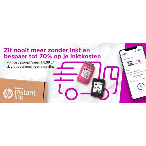 HP DeskJet 2710 All-in-One printer, Kleur, Printer voor Home, Printen, kopiëren, scannen, Draadloos; Geschikt voor Instant Ink; Printen vanaf een telefoon of tablet (5AR83B)