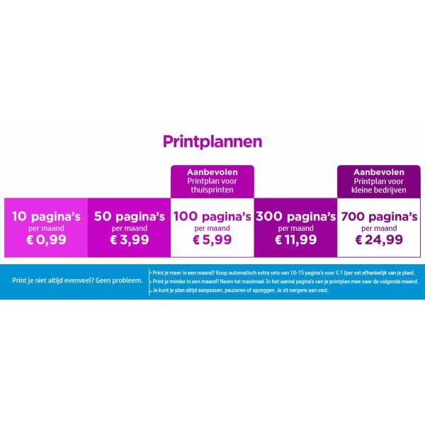 HP DeskJet 2710 All-in-One printer, Kleur, Printer voor Home, Printen, kopiëren, scannen, Draadloos; Geschikt voor Instant Ink; Printen vanaf een telefoon of tablet (5AR83B)