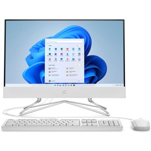 HP 22-dd0280nd Intel® Core™ i3 i3-1115G4 54,6 cm (21.5") 1920 x 1080 Pixels Alles-in-één-pc 8 GB DDR4-SDRAM 512 GB SSD Windows 11 Home Wi-Fi 5 (802.11ac) Wit (5B8A3EA#ABH)