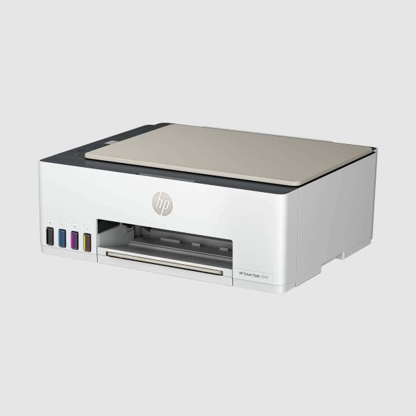 HP Smart Tank 5107 All-in-One-printer, Kleur, Printer voor Thuis en thuiskantoor, Printen, kopiëren, scannen, Draadloos; printertank voor grote volumes; printen vanaf telefoon of tablet; scannen naar pdf (5D1B1A#BHC)