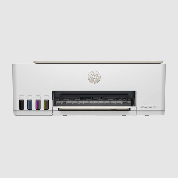 HP Smart Tank 5107 All-in-One-printer, Kleur, Printer voor Thuis en thuiskantoor, Printen, kopiëren, scannen, Draadloos; printertank voor grote volumes; printen vanaf telefoon of tablet; scannen naar pdf (5D1B1A#BHC)