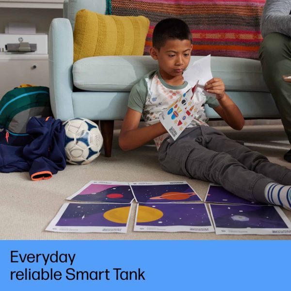 HP Smart Tank 5107 All-in-One-printer, Kleur, Printer voor Thuis en thuiskantoor, Printen, kopiëren, scannen, Draadloos; printertank voor grote volumes; printen vanaf telefoon of tablet; scannen naar pdf (5D1B1A#BHC)