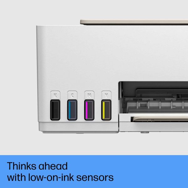 HP Smart Tank 5107 All-in-One-printer, Kleur, Printer voor Thuis en thuiskantoor, Printen, kopiëren, scannen, Draadloos; printertank voor grote volumes; printen vanaf telefoon of tablet; scannen naar pdf (5D1B1A#BHC)