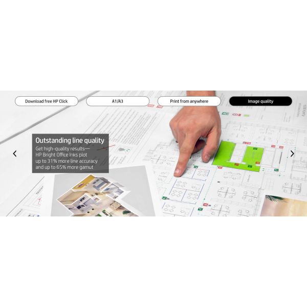 HP Designjet T650 36 inch printer (5HB10A)