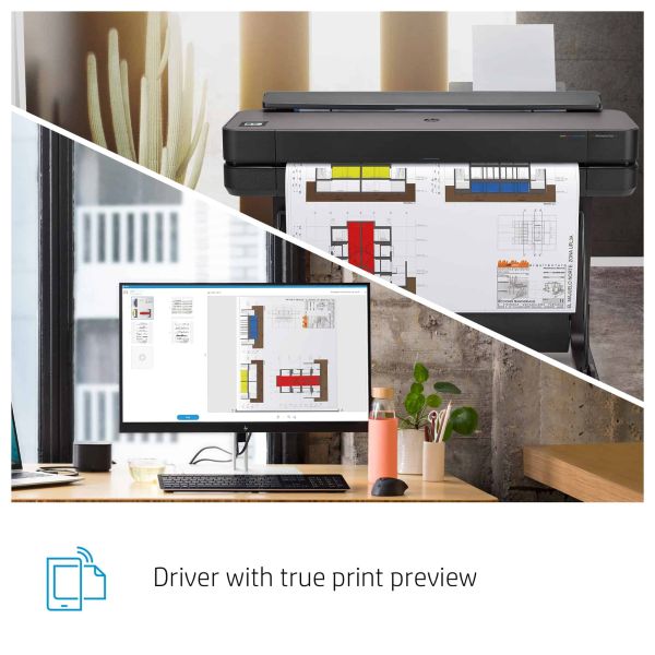 HP Designjet T650 36 inch printer (5HB10A)