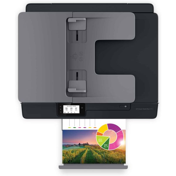 HP Smart Tank Plus 570 draadloze All-in-One, Printen, scannen, kopiëren, automatische documentinvoer, draadloos, Scans naar pdf (5HX14A#BHC)