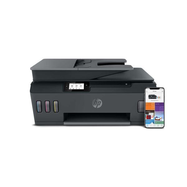 HP Smart Tank Plus 570 draadloze All-in-One, Printen, scannen, kopiëren, automatische documentinvoer, draadloos, Scans naar pdf (5HX14A#BHC)
