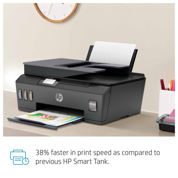 HP Smart Tank Plus 570 draadloze All-in-One, Printen, scannen, kopiëren, automatische documentinvoer, draadloos, Scans naar pdf (5HX14A#BHC)