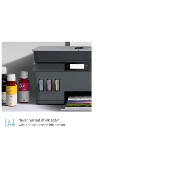 HP Smart Tank Plus 570 draadloze All-in-One, Printen, scannen, kopiëren, automatische documentinvoer, draadloos, Scans naar pdf (5HX14A#BHC)