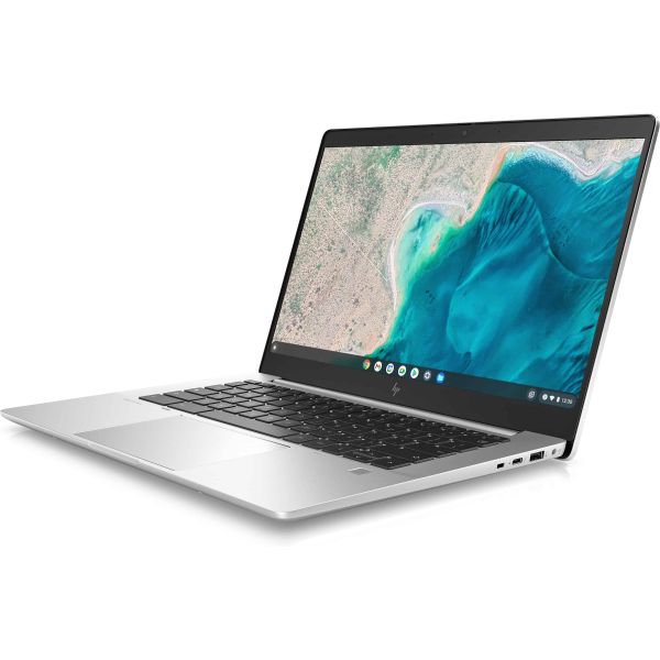 HP Elite c640 G3 i3-1215U Chromebook 35,6 cm (14") Full HD Intel® Core™ i3 8 GB LPDDR4x-SDRAM 128 GB SSD Wi-Fi 6E (802.11ax) ChromeOS Zilver (5Q7G2EA#ABH)