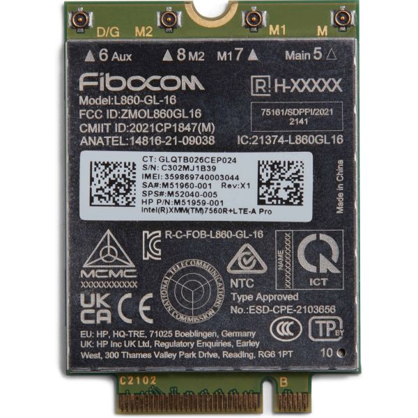 HP XMM 7560 R+ LTE-Advanced Pro WWAN (5R8X8AA#ABB)