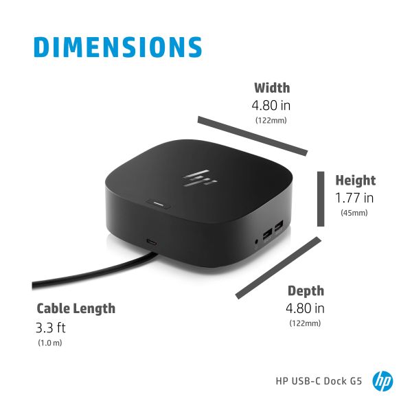 HP USB-C dock G5 (5TW10AA#ABB)