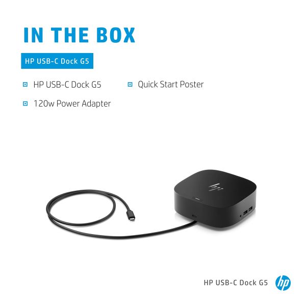 HP USB-C dock G5 (5TW10AA#ABB)