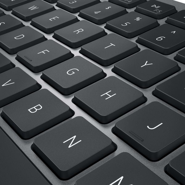 DELL KM7120W toetsenbord Inclusief muis RF-draadloos + Bluetooth QWERTY Scandinavisch Grijs, Titanium (KM7120W-GY-PNN)