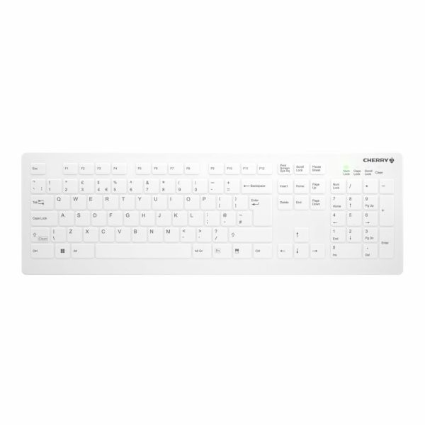 CHERRY AK-C8112 toetsenbord RF Draadloos QWERTY Engels Wit (AK-C8112-FU1-W/GB) CHERRY AK-C8112 toetsenbord RF Draadloos QWERTY Engels Wit (AK-C8112-FU1-W/GB)