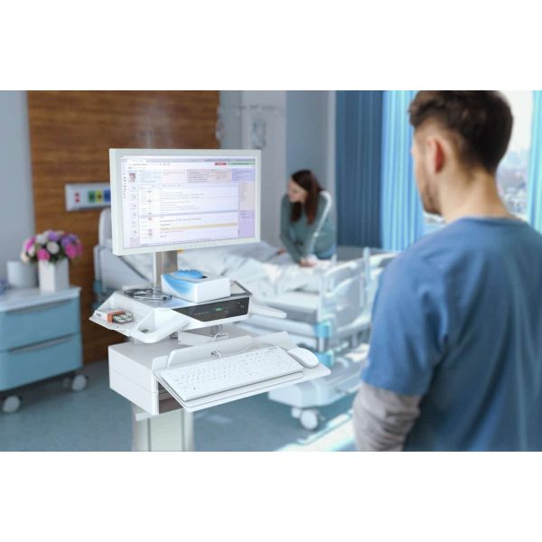 CHERRY AK-C8112 toetsenbord USB QWERTY Engels Wit (AK-C8112-U1-W/EU)