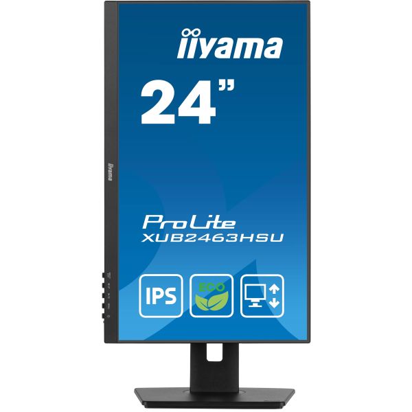 iiyama ProLite XUB2463HSU-B1 computer monitor 61 cm (24") 1920 x 1080 Pixels Full HD LED Zwart (XUB2463HSU-B1)