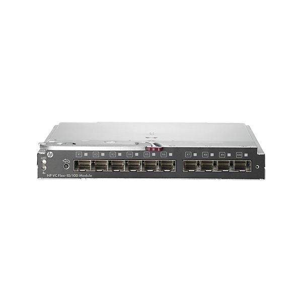 Hewlett Packard Enterprise Virtual Connect Flex-10/10D Module for c-Class BladeSystem network switch module 10 Gigabit (639852-001)