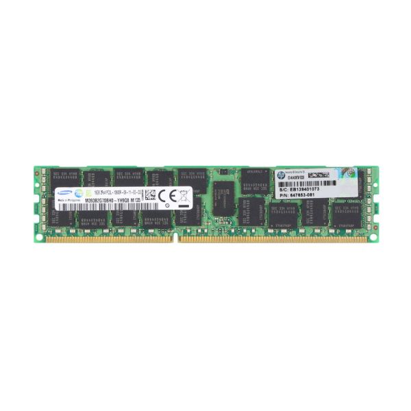 HP 16GB (1x16GB) 2Rx4 PC3L-10600R DDR3-1333MHz RDIMM (647901-B21)