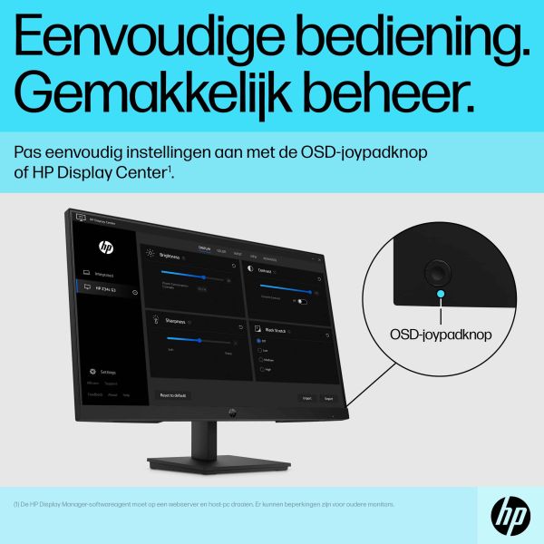 HP P24v G5 computer monitor 60,5 cm (23.8") 1920 x 1080 Pixels Full HD Zwart (64W18AA#ABB)
