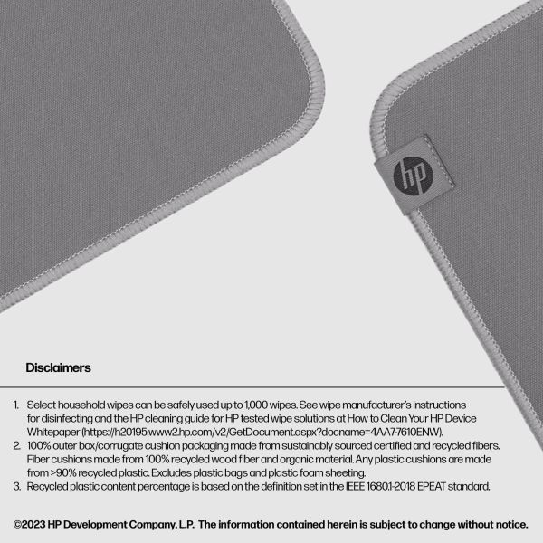 HP 100 desinfecteerbare muispad (8X594AA)