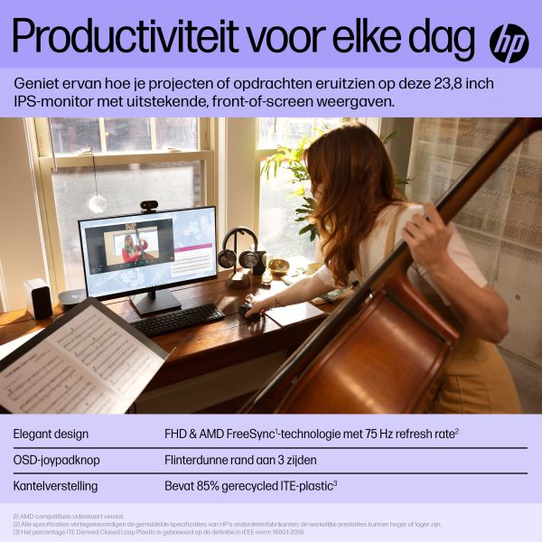 HP V24i G5 FHD-monitor (65P58AA#ABB)